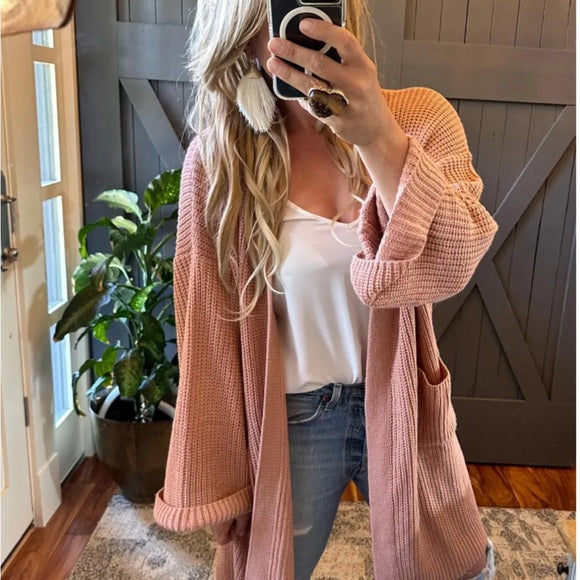 Gleed Oversized Cozy Knit Cardigan Sweater