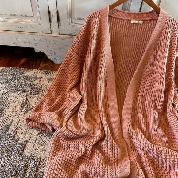 Gleed Oversized Cozy Knit Cardigan Sweater