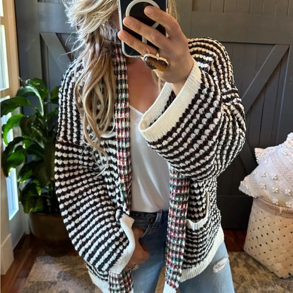 Hadley Oversized Cozy Crochet Yarn Cardigan Sweater