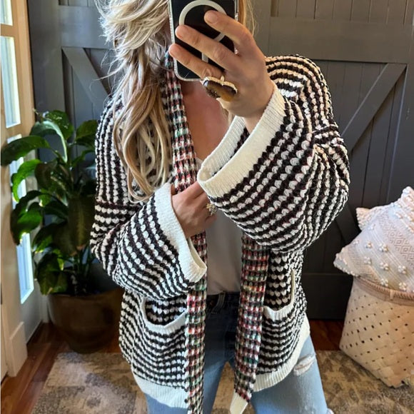 Hadley Oversized Cozy Crochet Yarn Cardigan Sweater