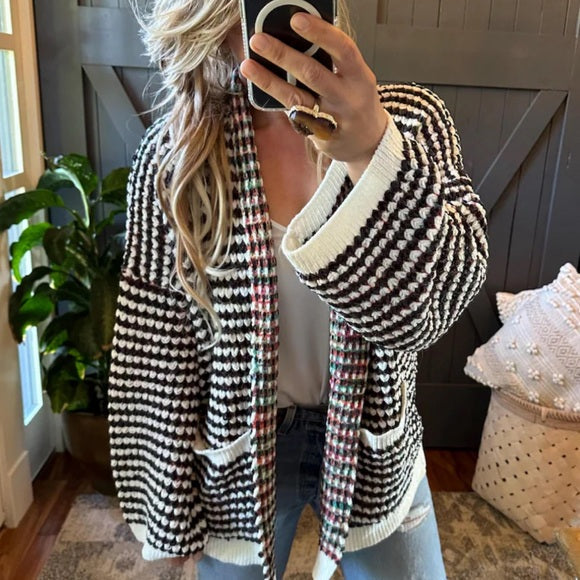 Hadley Oversized Cozy Crochet Yarn Cardigan Sweater