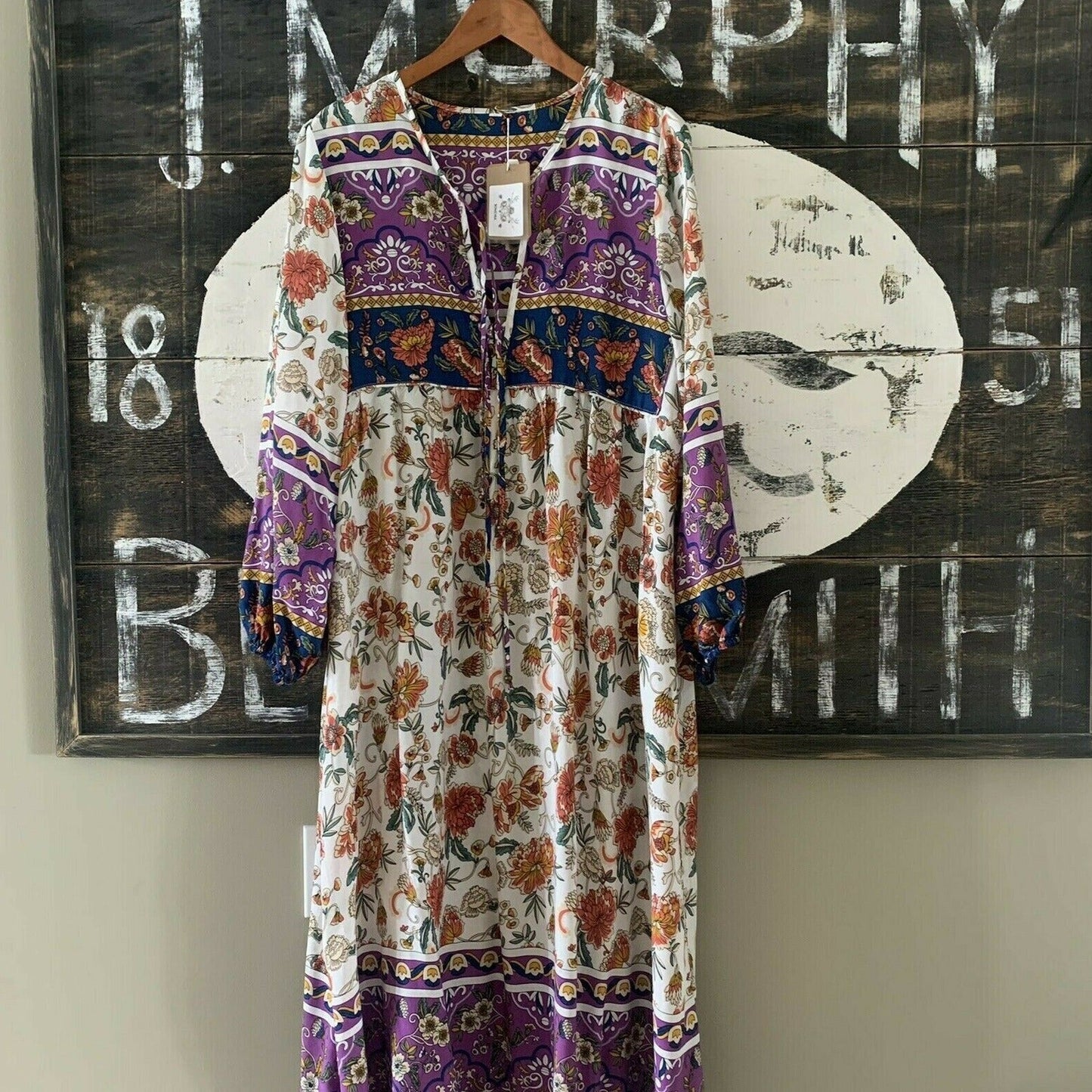 Kelly Bohemian Floral Maxi Dress